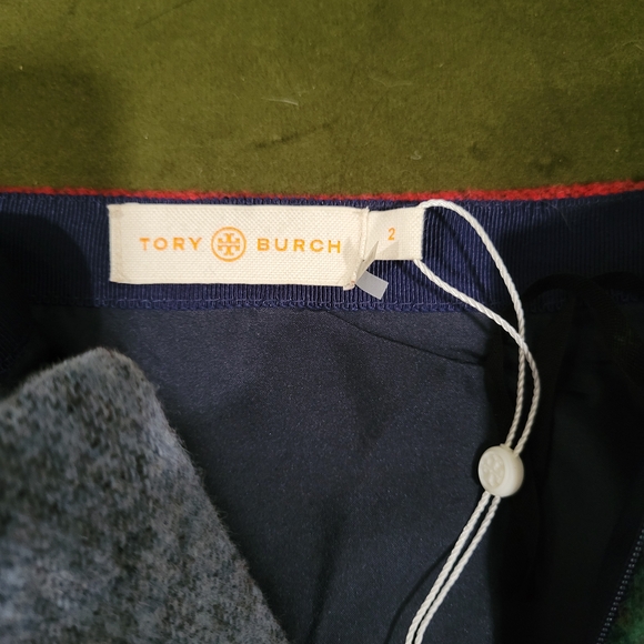New Tory Burch Cheval Patchwork Mini Skirt | Size 2 - Picture 6 of 8